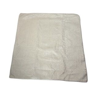 Hotel Collection Glint Quilted Euro Sham 26”x26” Beige NWOT Soft Velvet Neutral